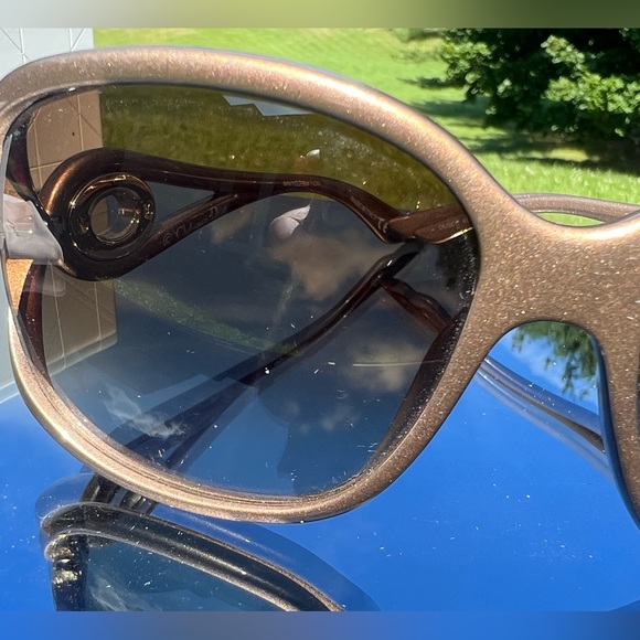 NWT Christian Dior Volute 2 STR Sunglasses 🤎Bronze with Rhinestone Temples 💎🤎 - Picture 5 of 16